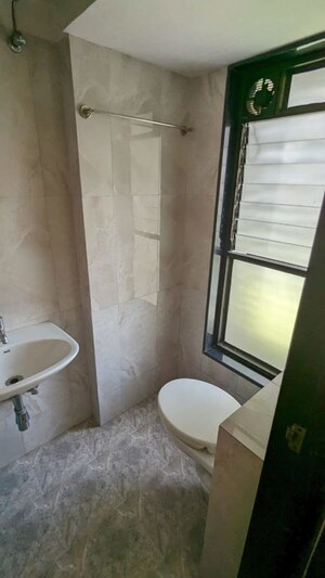 Bathroom in 3 BHK Apartment at Bajaj Enchante Panchsheel CHS, Andheri West – for Rent