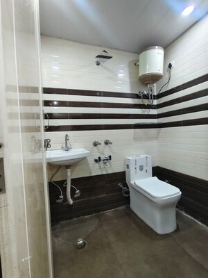 Bathroom in 1 BHK Builder Floor at Lajpat Nagar I – for Rent