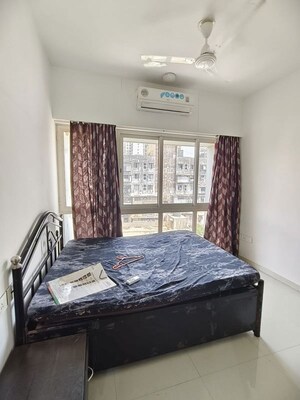 Bedroom in 2 BHK Apartment at Omkar Ananta, Goregaon East – for Rent