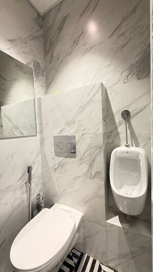 Bathroom in  Office Space at Kanakia Boomerang, Powai – for Rent