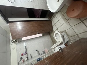 Bathroom in 3 BHK Apartment at Omkar Royal Nest, Tech Zone 4 Greater Noida – for Rent