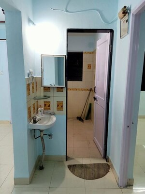 Bathroom in 1 BHK Apartment at Stargaze CHS, Dhanori – for Rent