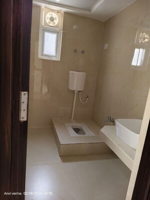 Bathroom in 3 BHK Apartment at Omega Windsor Greens, Faizabad Road – for Rent