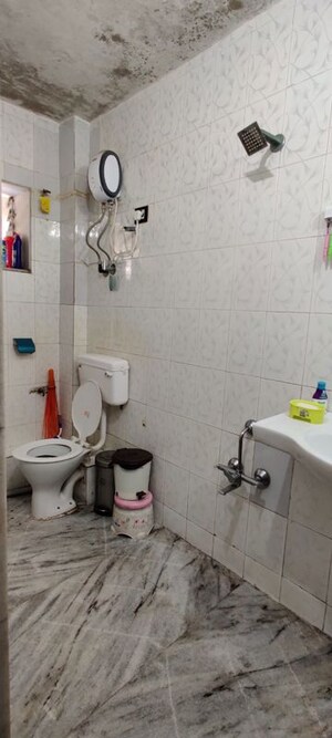 Bathroom in 2 BHK Apartment at Sandesh Nagar – for Rent