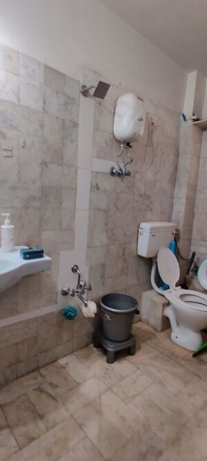 Bathroom in 2 BHK Apartment at Sandesh Nagar – for Rent