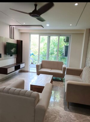 Hall in 3 BHK Builder Floor at Chittaranjan Park – for Rent