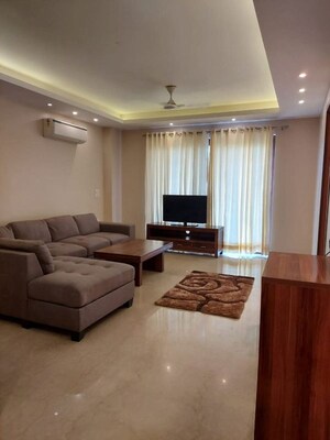 Living Room in 3 BHK Builder Floor at Chittaranjan Park – for Rent