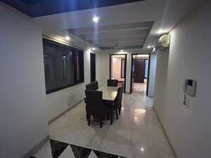 Dining area in 3 BHK Builder Floor at Chittaranjan Park – for Rent