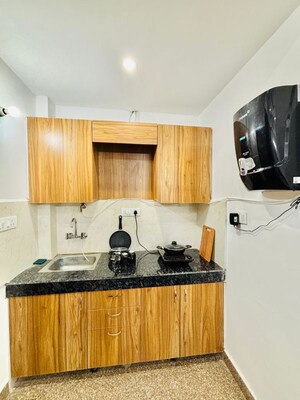 Kitchen in 1 RK Builder Floor at South City 1 – for Rent