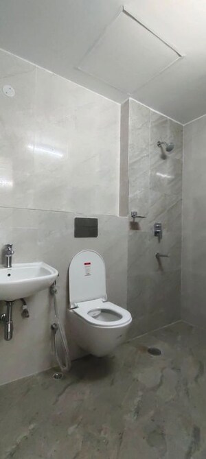 Bathroom in 3 BHK Apartment at New Town – for Rent