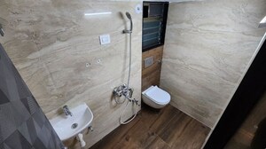 Bathroom in 1 BHK Apartment at Imperial Splendora, Vasai East – for Rent
