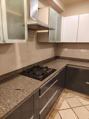 Kitchen in 3 BHK Builder Floor at Greater Kailash I – for Rent