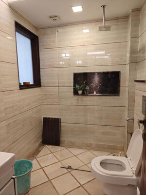 Bathroom in 3 BHK Builder Floor at Greater Kailash I – for Rent
