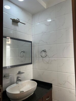 Bathroom in 3 BHK Builder Floor at Sukhdev Vihar – for Rent