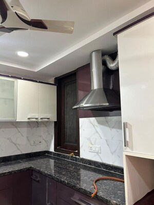 Kitchen in 3 BHK Builder Floor at Sukhdev Vihar – for Rent