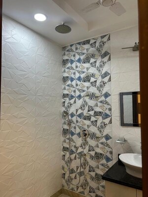 Bathroom in 3 BHK Builder Floor at Sukhdev Vihar – for Rent