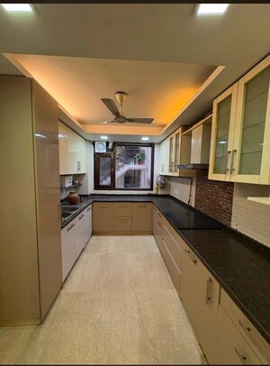 Kitchen in 4 BHK Builder Floor at Pamposh Enclave – for Rent
