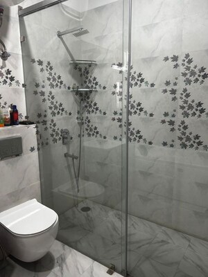 Bathroom in 1 RK Builder Floor at Defence Colony – for Rent