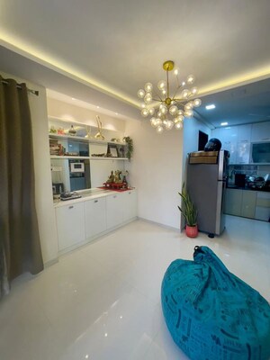 Living Room in 4 BHK Apartment at Kalpataru Jade Residences, Baner – for Rent