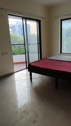 Bedroom in 3 BHK Apartment at Rutuparna Apartments, Baner – for Rent