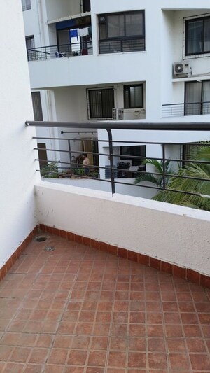 Balcony in 3 BHK Apartment at Rutuparna Apartments, Baner – for Rent