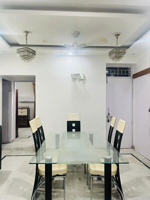 Dining area in 3 BHK Apartment at AWHO Sujjan Vihar, Sector 43 – for Rent