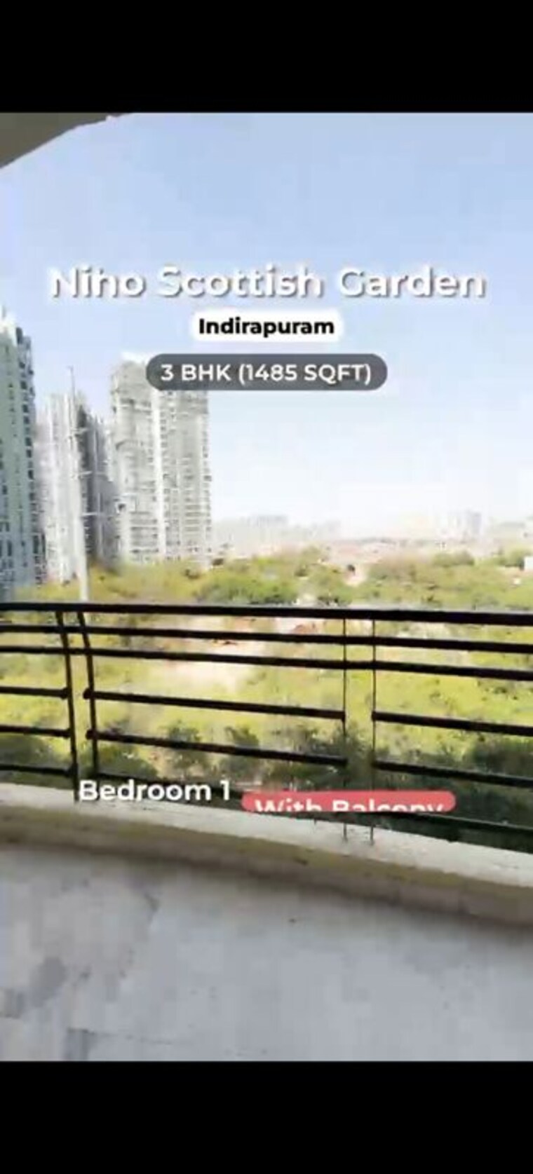 Exterior View, niho-hi-bird-scottish-garden 3 Bedroom 1485 Sq.Ft. Apartment In Ahinsa Khand 2 Ghaziabad 10383059