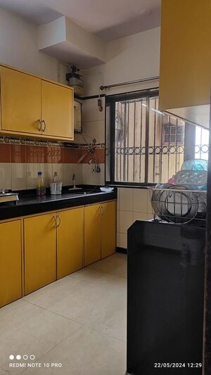 Kitchen in 3 BHK Apartment at Vasant Valley Complex, Malad East – for Sale