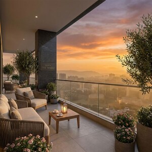 Balcony in 3 BHK Apartment at Adani The Marq, Sector 102a – for Sale