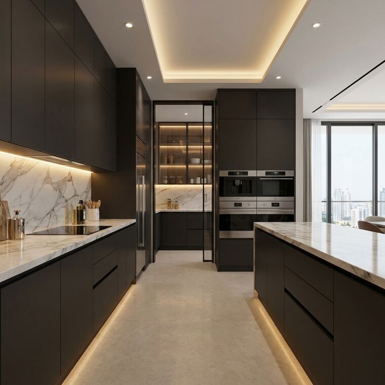 Kitchen, adani-the-marq 3 Bedroom 2375 Sq.Ft. Apartment In Sector 102a Gurgaon 10383070