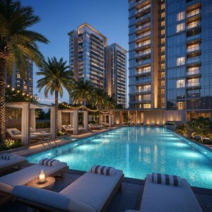 Swimming Pool in 3 BHK Apartment at Adani The Marq, Sector 102a – for Sale
