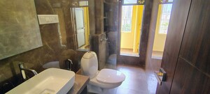 Bathroom in 2 BHK Apartment at Hiranandani Estate Avon, Ghodbunder Road – for Rent