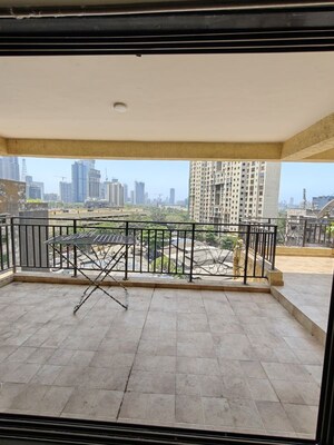 Balcony in 3 BHK Apartment at Amann Marina, Worli – for Rent