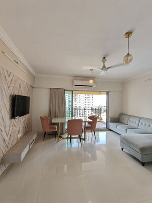 Living Room in 3 BHK Apartment at Amann Marina, Worli – for Rent