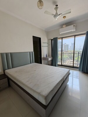 Bedroom in 3 BHK Apartment at Amann Marina, Worli – for Rent