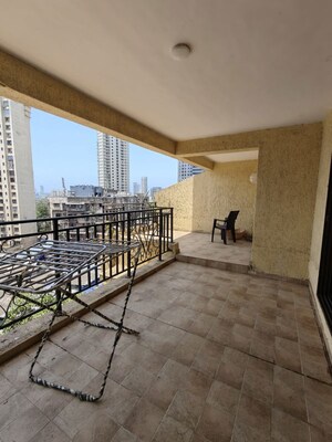 Balcony in 3 BHK Apartment at Amann Marina, Worli – for Rent