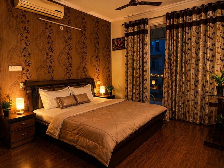Bedroom, vip road 3 Bedroom 1550 Sq.Ft. Apartment In Vip Road Zirakpur 10383147