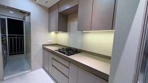 Kitchen in 1 BHK Apartment at Ashar Metro Towers, Vartak Nagar – for Sale