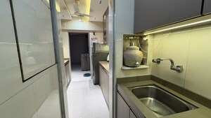 Kitchen in 1 BHK Apartment at Ashar Metro Towers, Vartak Nagar – for Sale