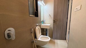 Bathroom in 1 BHK Apartment at Ashar Metro Towers, Vartak Nagar – for Sale
