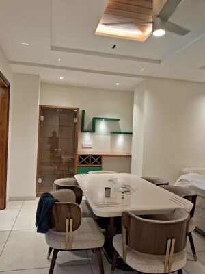 Dining area in 4 BHK Builder Floor at Sector 12 Panchkula – for Rent