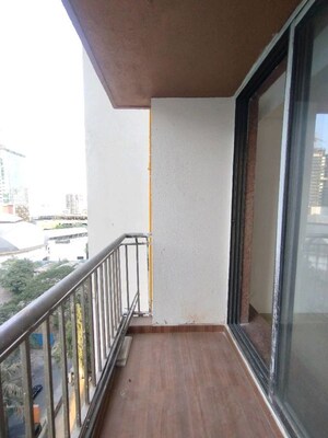 Balcony in 2 BHK Apartment at The Blue Diamond, Mulund West – for Rent