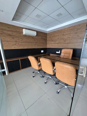 Team Area in  Office Space at Iscon Elegance, Prahlad Nagar – for Rent