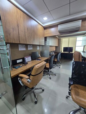 Team Area in  Office Space at Iscon Elegance, Prahlad Nagar – for Rent