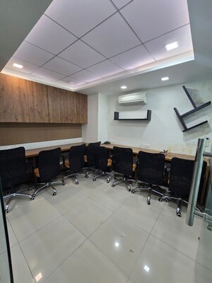 Team Area in  Office Space at Iscon Elegance, Prahlad Nagar – for Rent