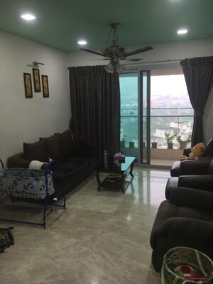 Living Room in 3 BHK Apartment at DB Orchid Woods, Goregaon East – for Rent