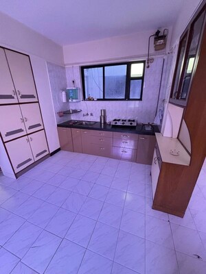 Kitchen in 3 BHK Builder Floor at Rahul Towers, Kothrud – for Rent