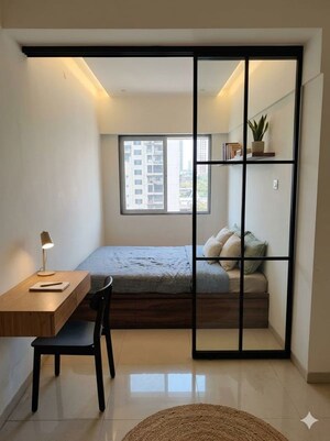 Kitchen in 1 BHK Apartment at Alliance Fortuna Blue, Lower Parel – for Sale
