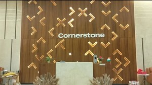 Staircase in 2 BHK Apartment at Chandak Cornerstone, Worli – for Rent