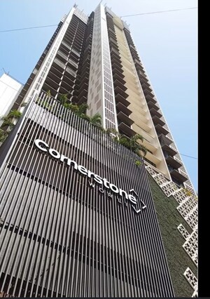 Balcony in 2 BHK Apartment at Chandak Cornerstone, Worli – for Rent